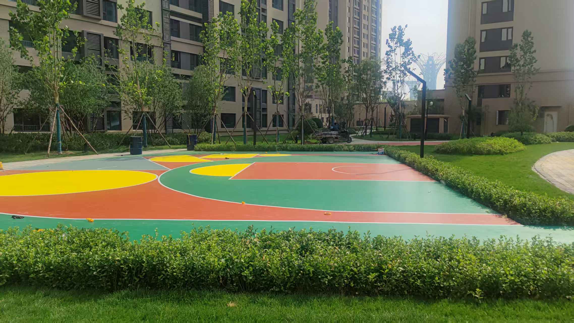 芜湖市幼儿园塑胶跑道塑胶地坪 - 方案